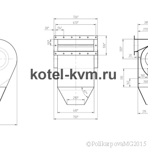 Чертеж золоуловителя ЗУ 0,4