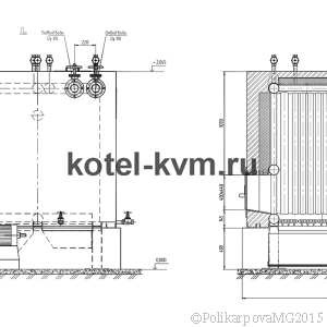 Чертеж котла 400 кВт